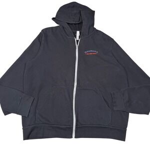 Bella Canvas Wagners Well Made Weed Zip Hoodie Black Streetwear Stoner 2XL